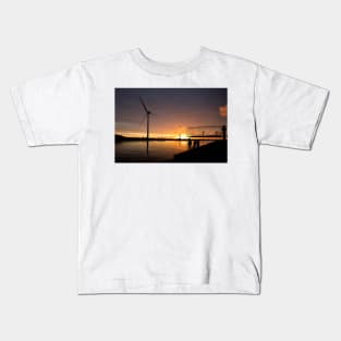 October sunrise on the River Blyth Kids T-Shirt